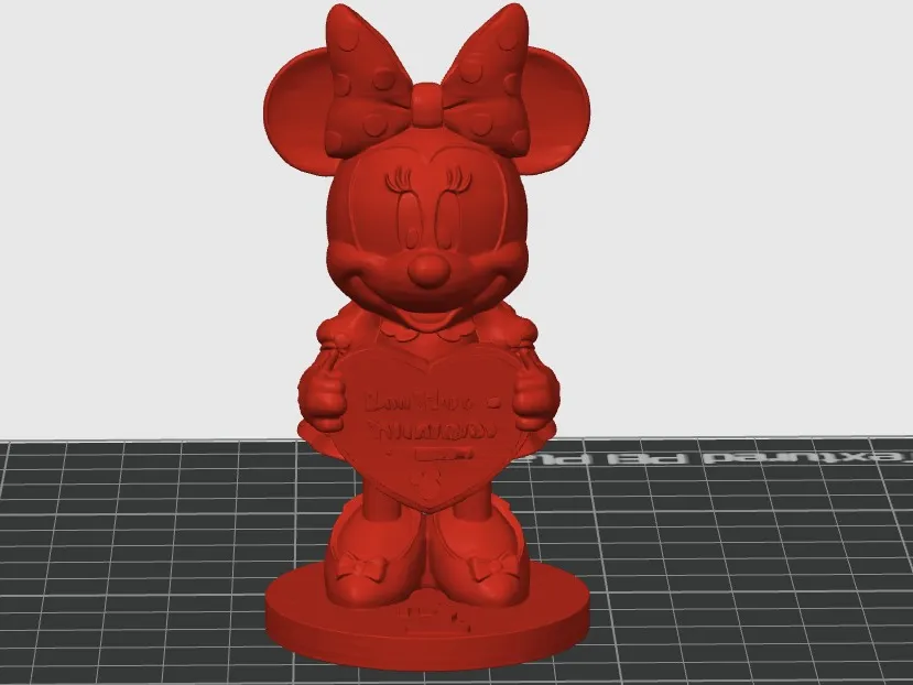 Minnie avec plaque à personnaliser