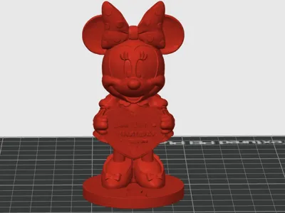 Minnie with Sign for personalization