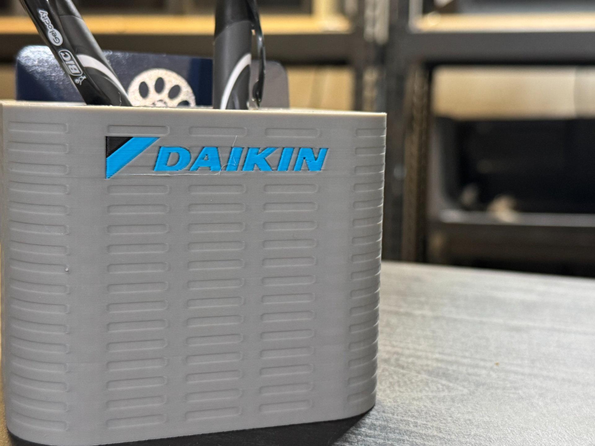 HVAC DAIKIN Unit Pen Holder & Business card holder