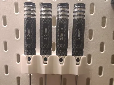 Ikea Skadis Screwdriver Holder 4-slot