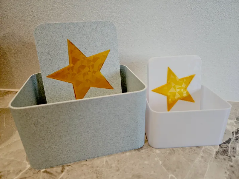 Lidded Star Box with customizable name