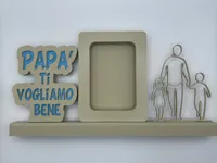 base completa unico pezzo per piastra 256x256mm