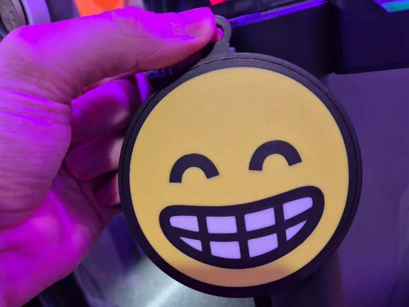 Smile Emoji Christmas Ornament