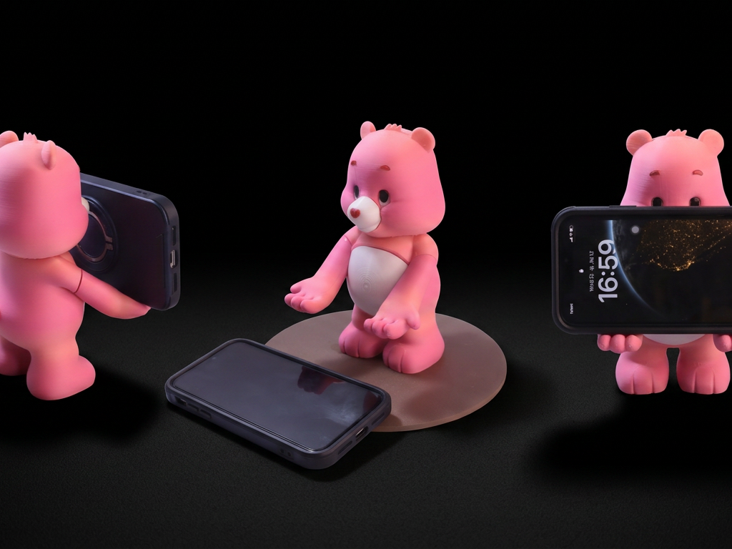 Care Bear Phone Holder 3D model
