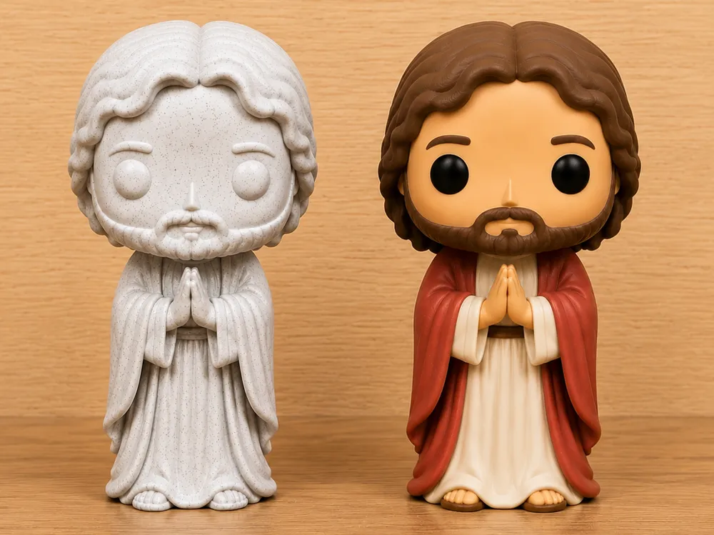 Figura decorativa: Funko Pop Jesús de Nazareno - 10 cm. Referencia del modelo original.