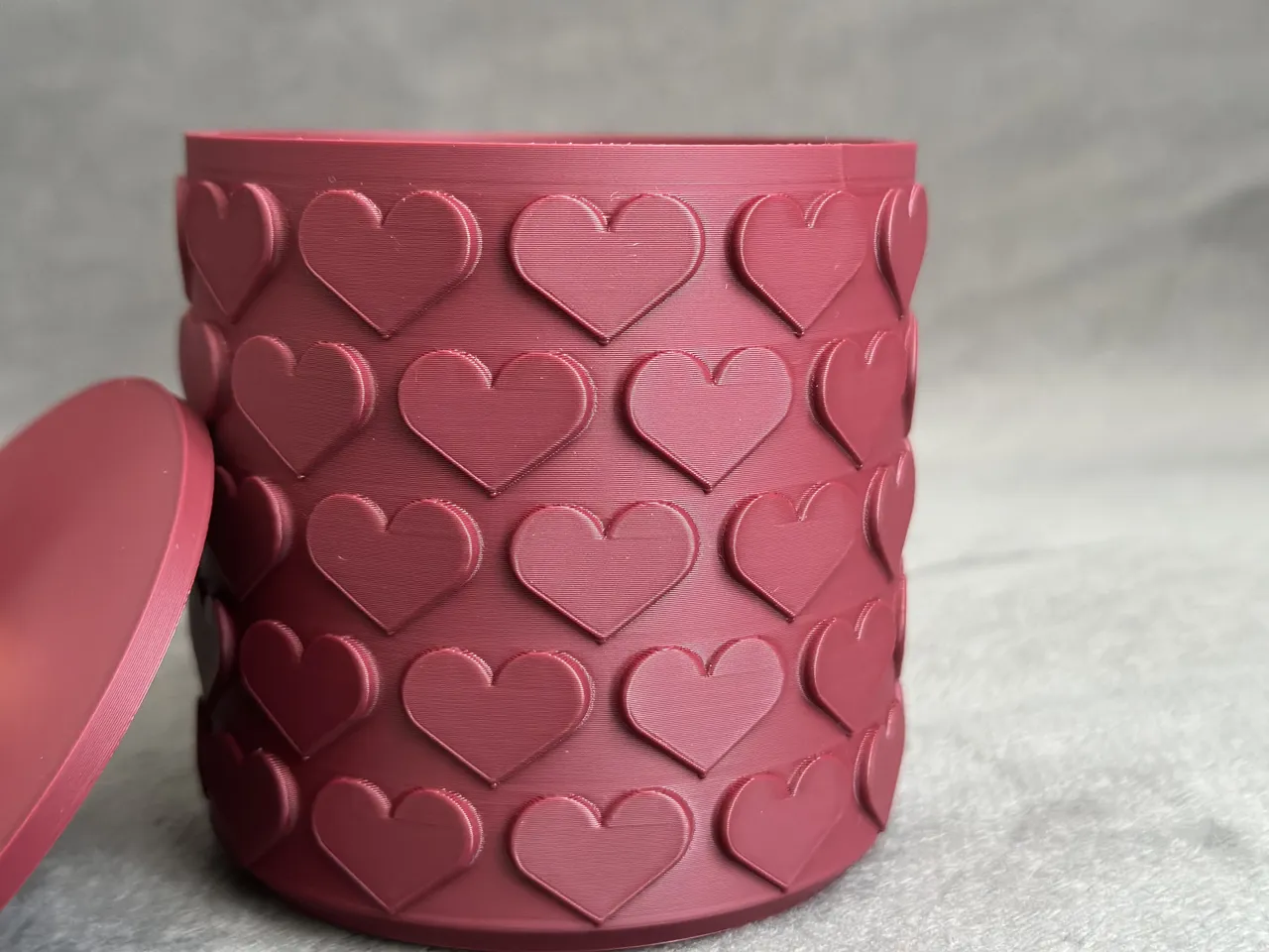 Heart Container – Cute Storage Organizer with Lid view 4