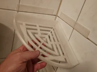 Badezimmerregal eckig