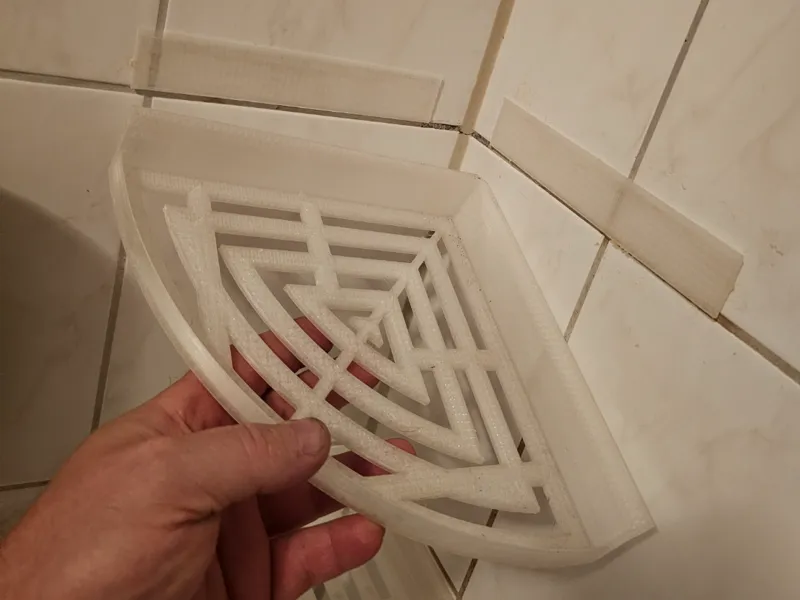 Badezimmerregal eckig