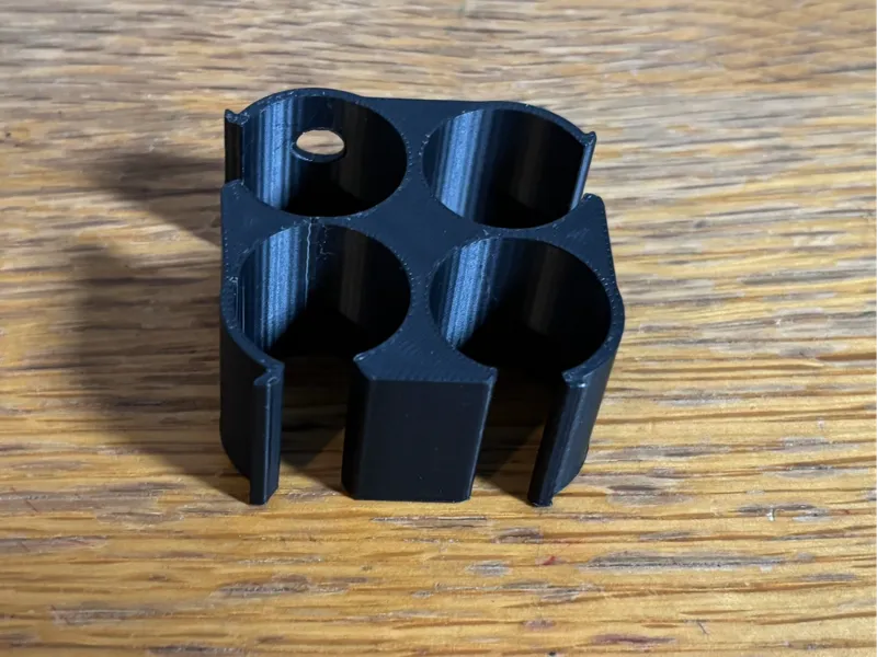 Folded Walking stick holder