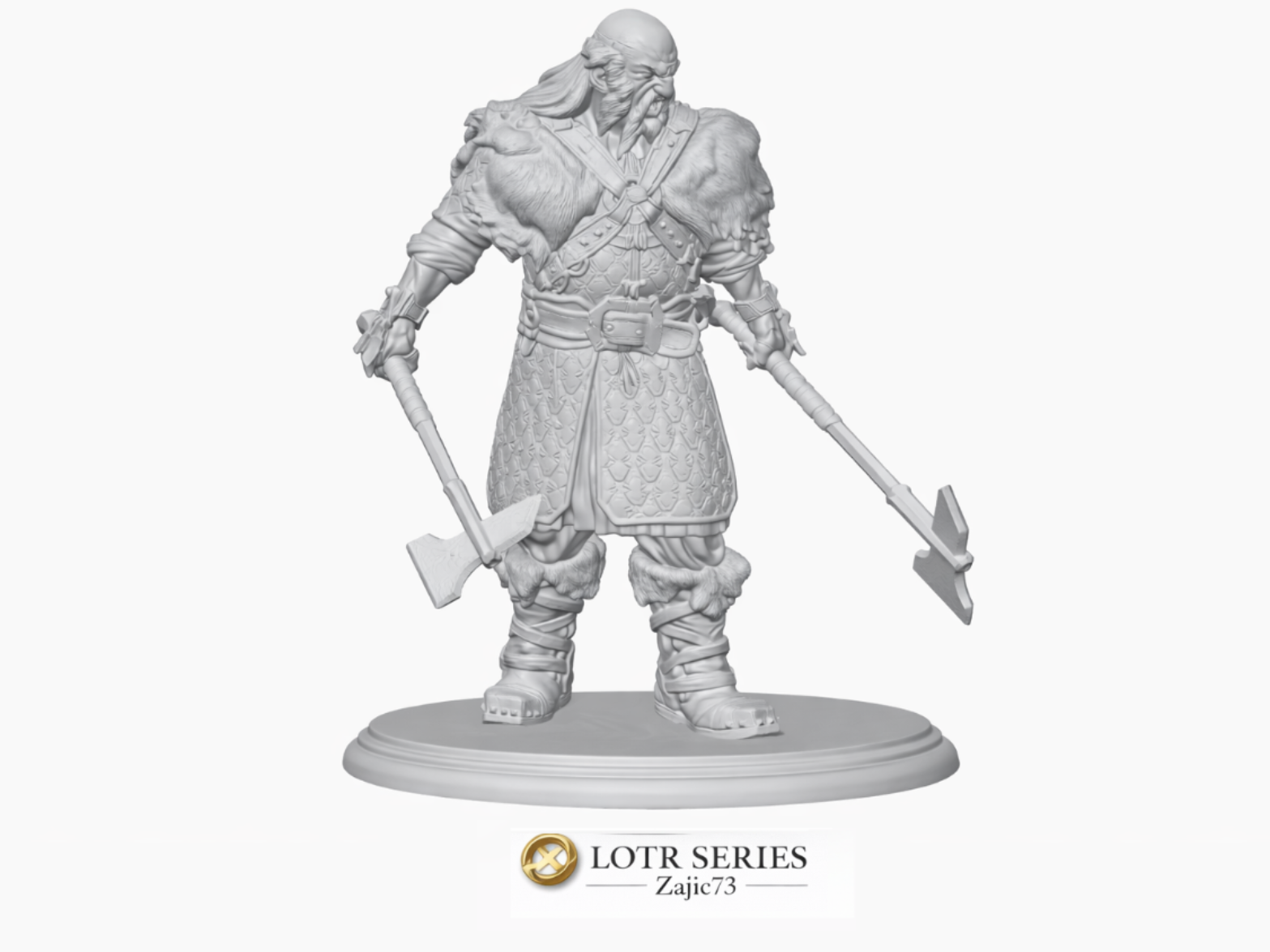 DWALIN THE DWARF ( Lord of The Rings - LOTR ) - Free 3D Print