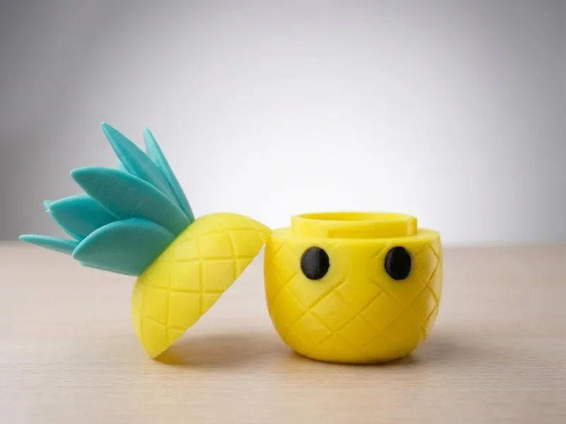 Twist lock Pineapple Container - Cute Design