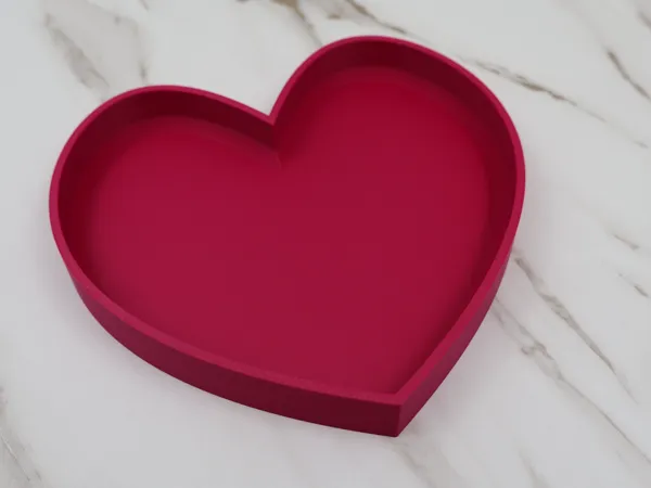 Plateau décoratif en cœur
