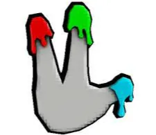 Finger Painter Badge (Gorilla Tag)