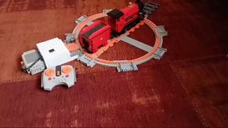 (MYGO) train turntable wheelhouse Brick compatible