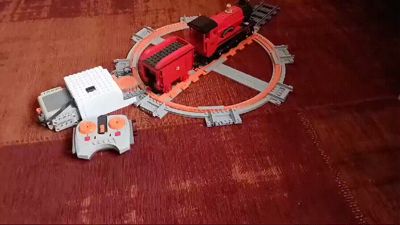 (MYGO) train turntable wheelhouse Brick compatible