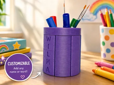 Customizable pen holder * Toy * For Kids *