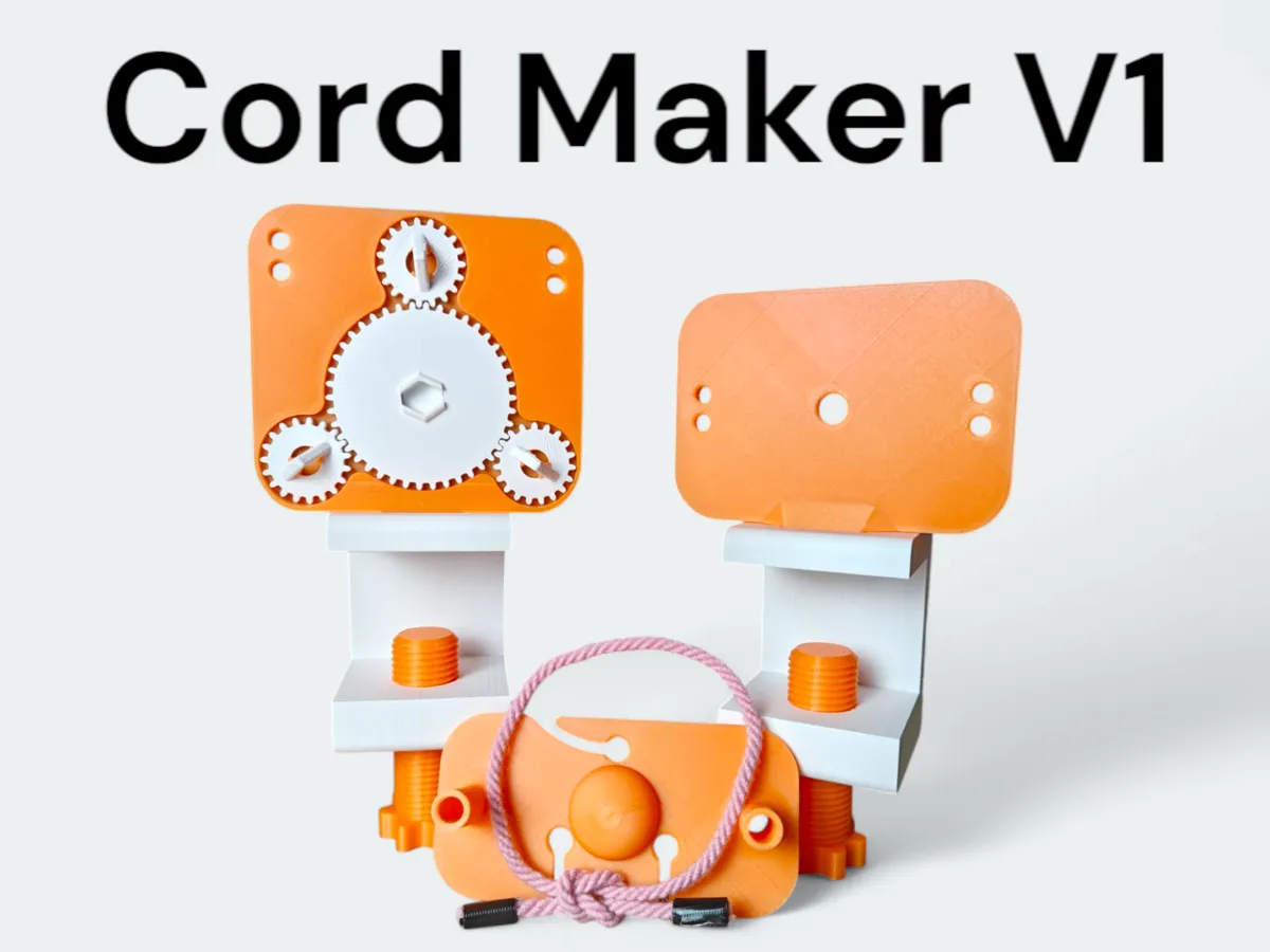 Cord Maker V1 - Free 3D Print Model - MakerWorld