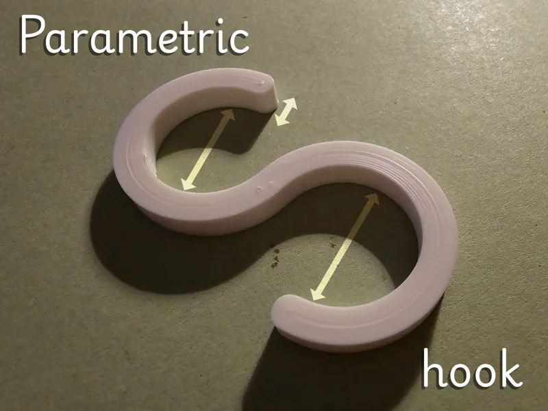 Parametric S hook