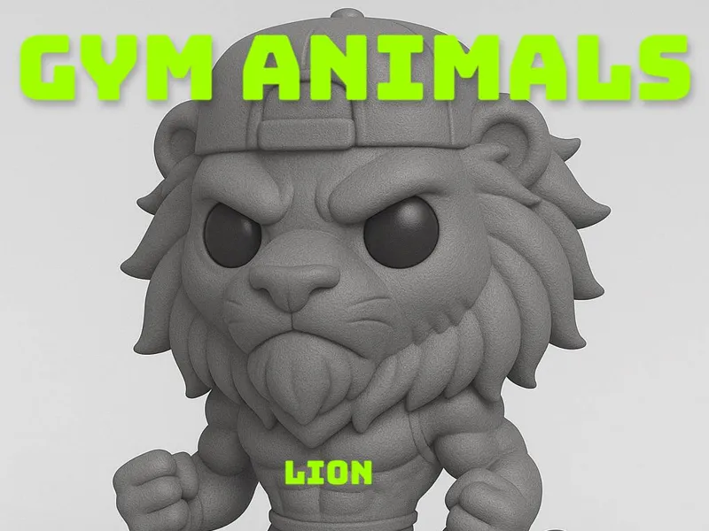 Gym Animals - Gym Lion