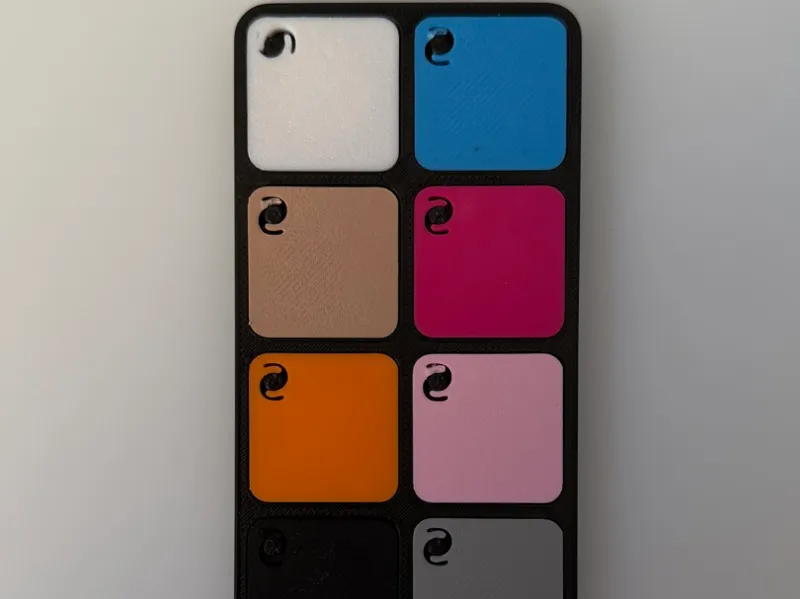 Filament Color Swatch Display