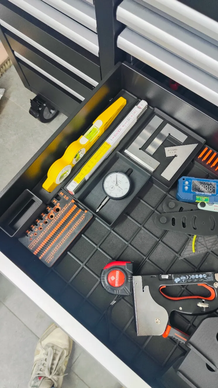Gridfinity folding ruler holder - Free 3D Print Model - MakerWorld