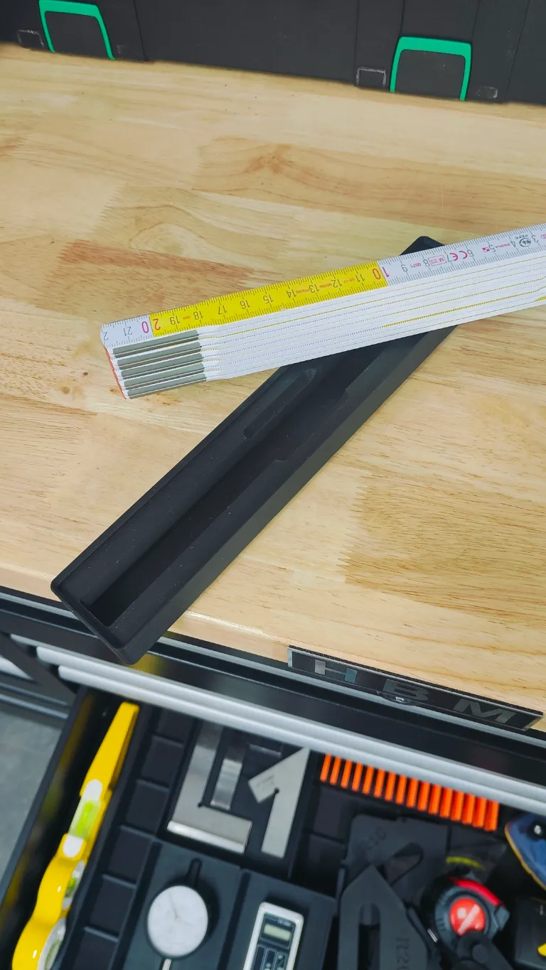 Gridfinity folding ruler holder - Free 3D Print Model - MakerWorld