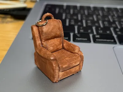 Simple Recliner keychain