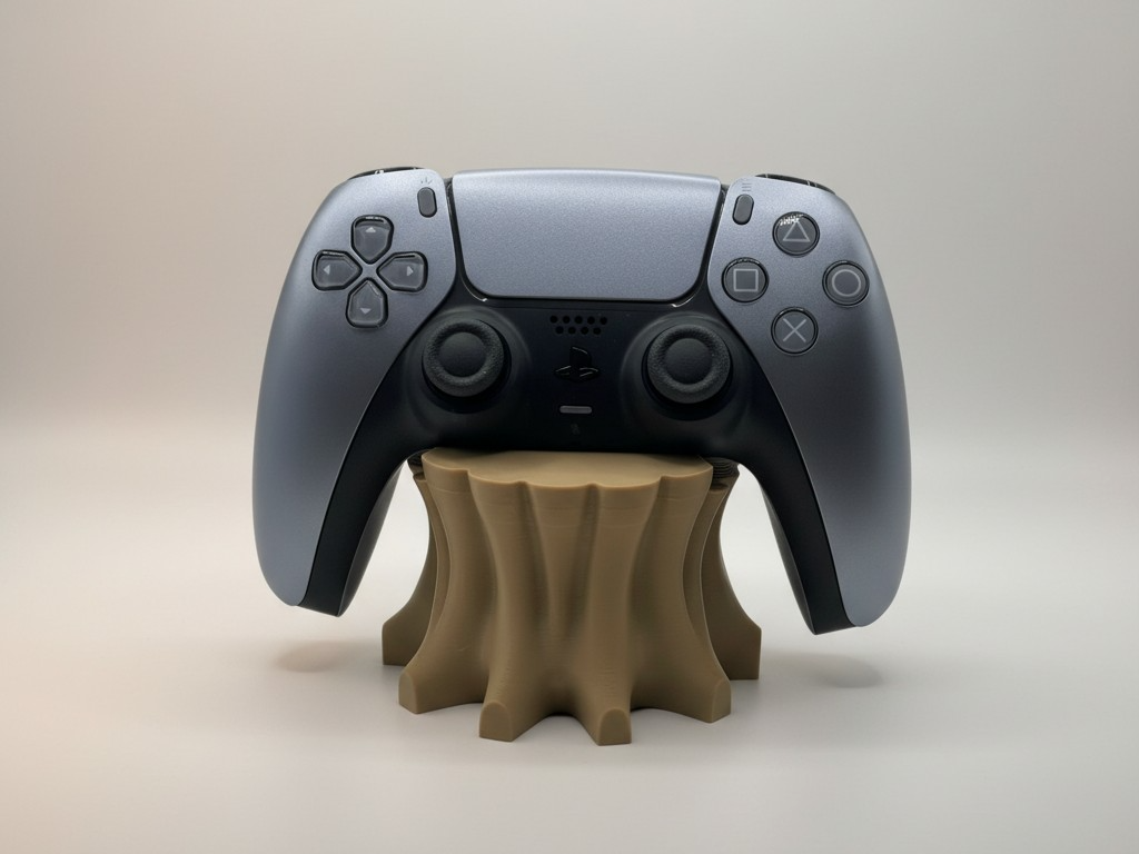 Tree Stump Controller Stand – Gaming Desk Holder