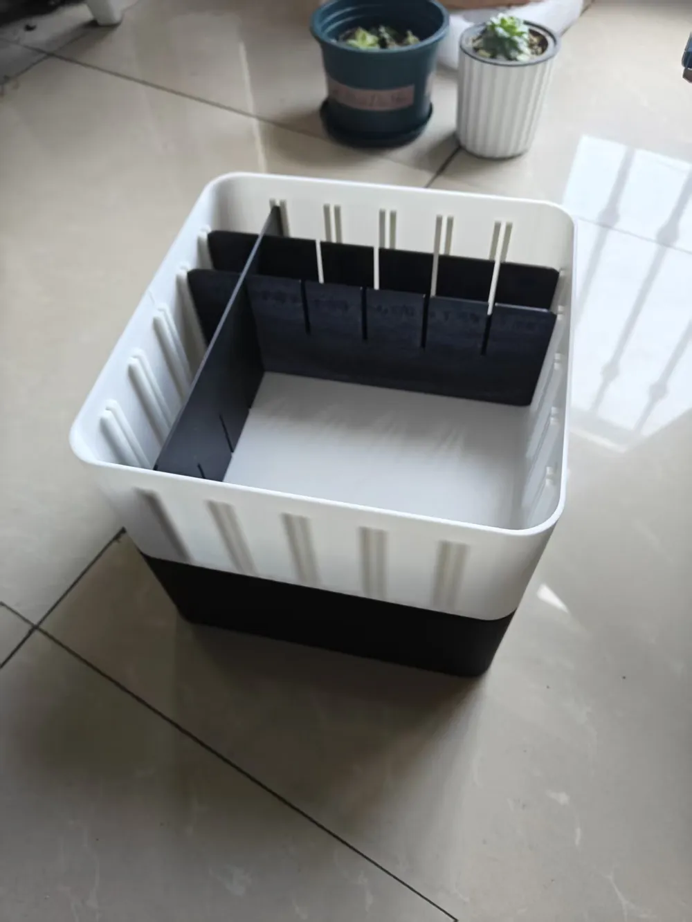Large Stackable Adjustable Storage Box (Freely adjustable storage ...
