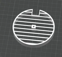 Inlay with only one hole (inlay only)