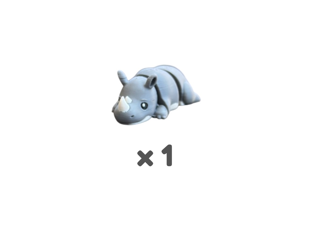 Zookis - Ryno (rhinoceros) #65 - 1