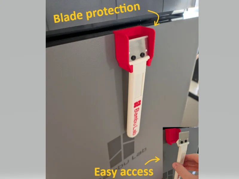 Bambu Scraper holder for P2S/X2D