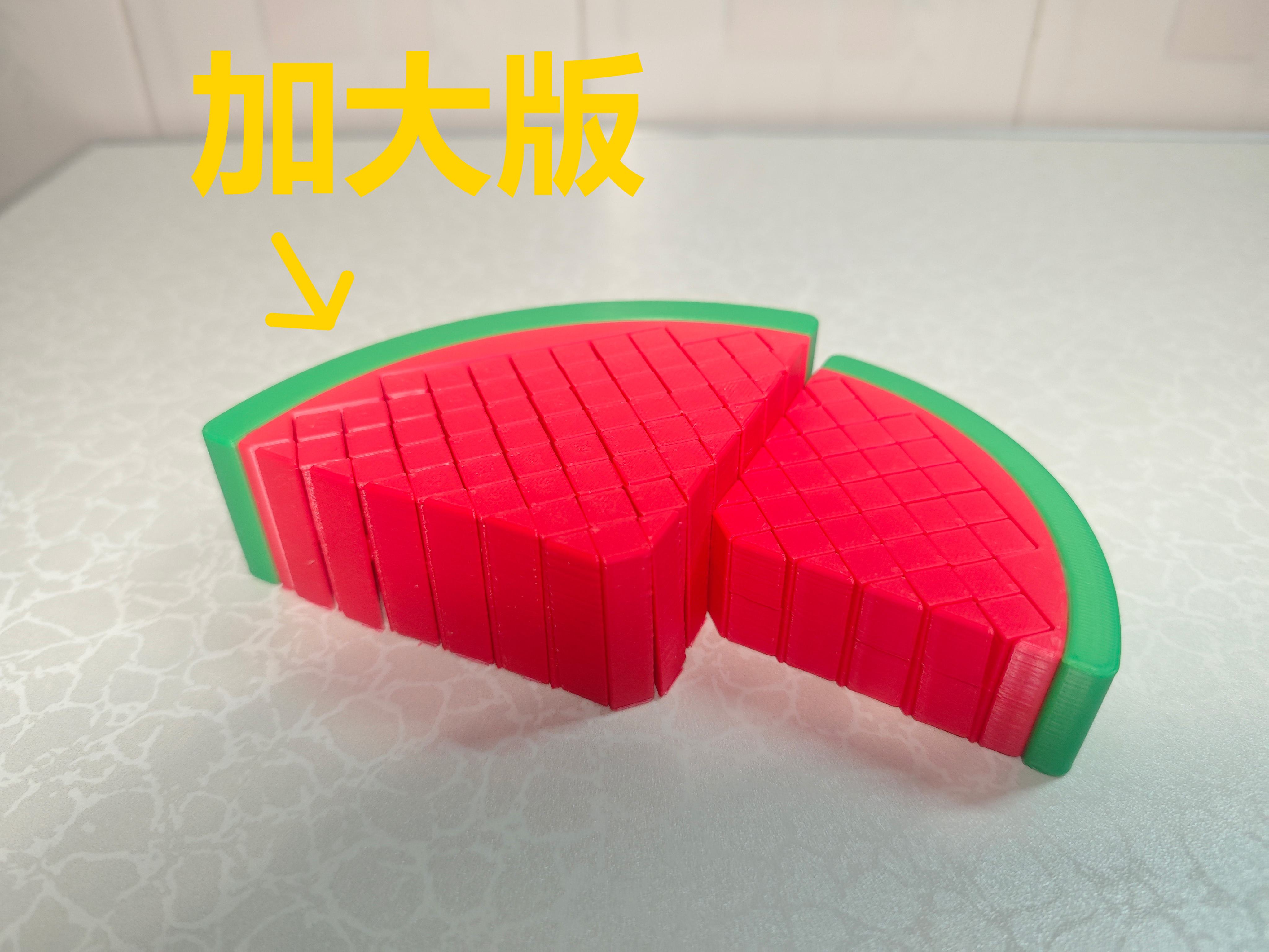 Miniatura 3 do modelo 3D 解压西瓜玩具 甩一甩 摇一摇