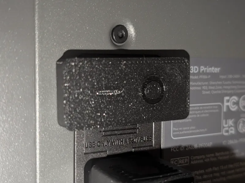 X2D power switch cover