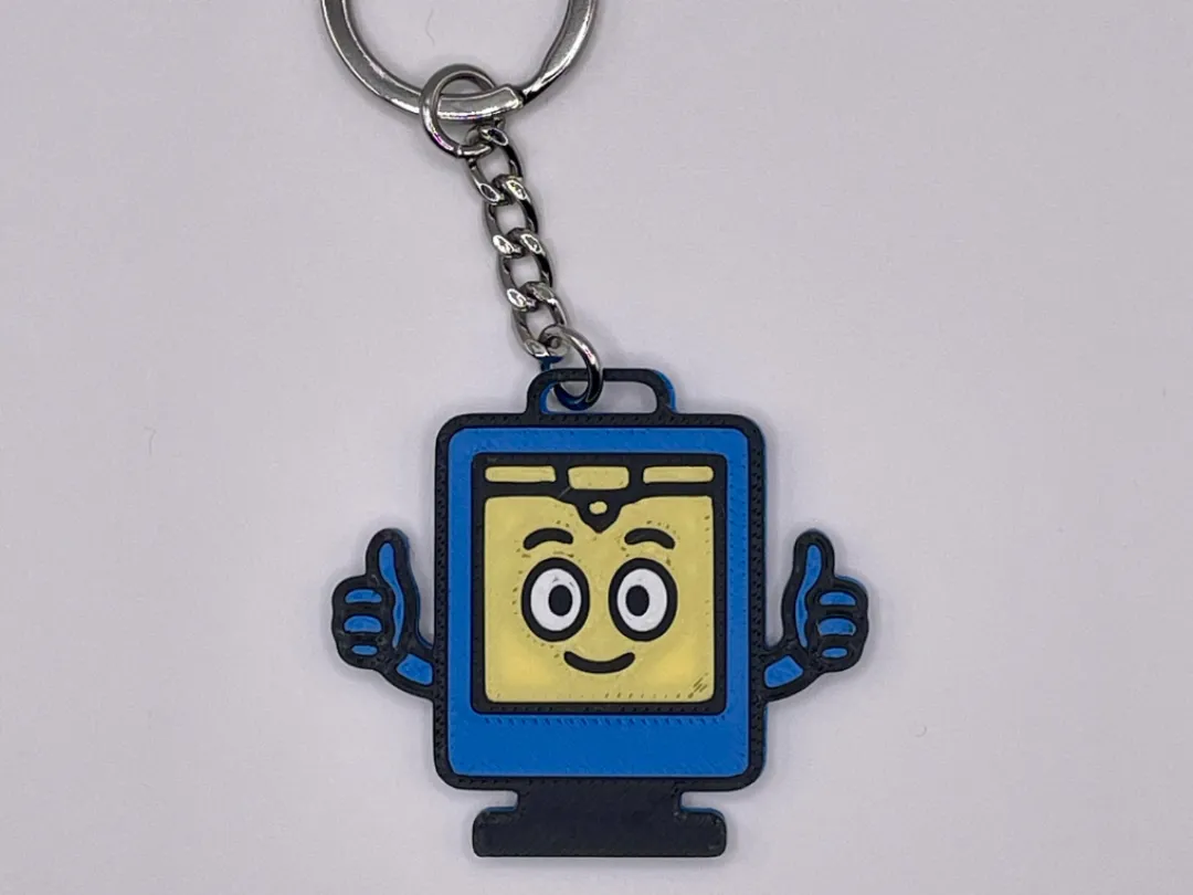 Happy 3D Printer Buddy Keychain - Free 3D Print Model - MakerWorld