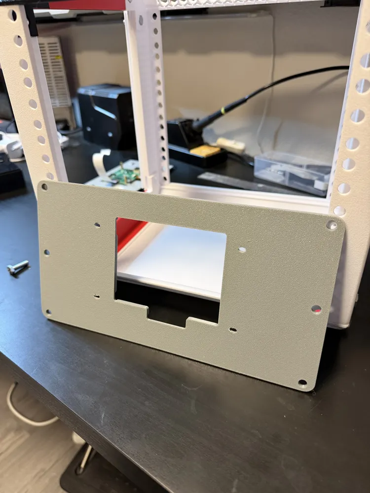 Raspberrypi 7'' screen 10'' rack mount(Lab Rax) - Free 3D Print Model ...
