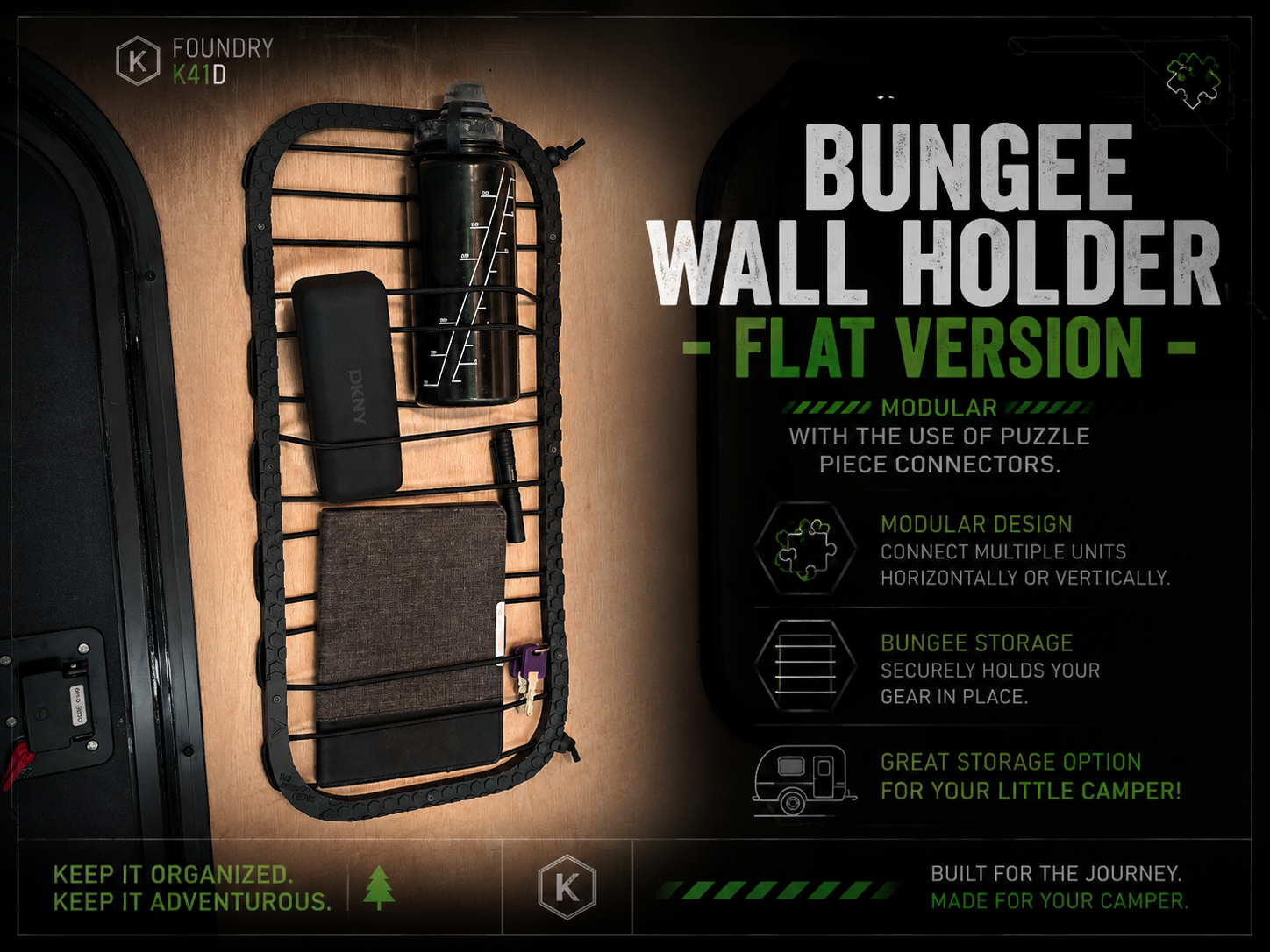 Bungee Wall Holder - Flat Version