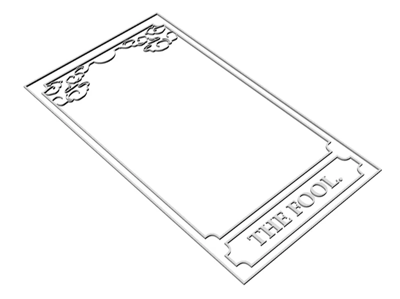 The Fool, mirror card accessory