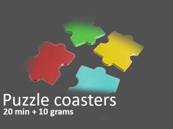 Modular Puzzle Coasters! (or toys)