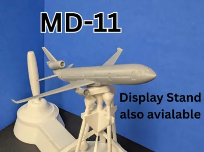 MD-11 Trijet - Display stand and Jet joystick