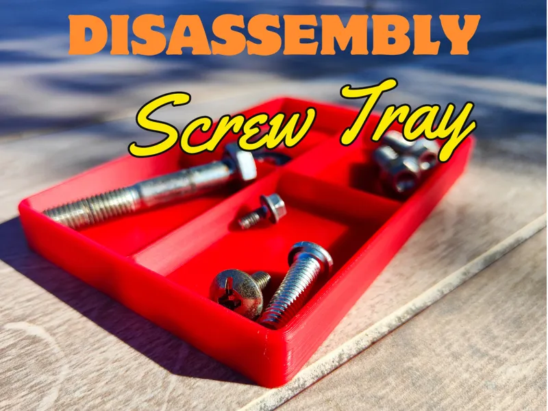 Simple Screw Tray for disassembly