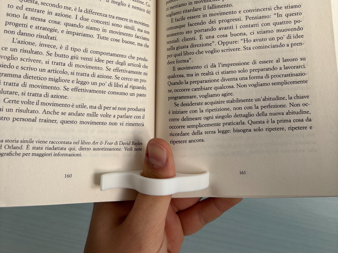 Anello da Lettura "Mano Singola"(Book Page Holder)