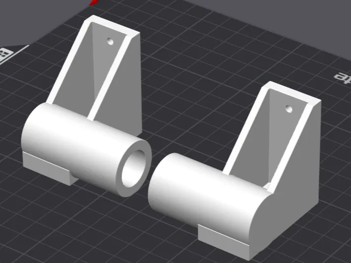 15mm rod holder, wall mount