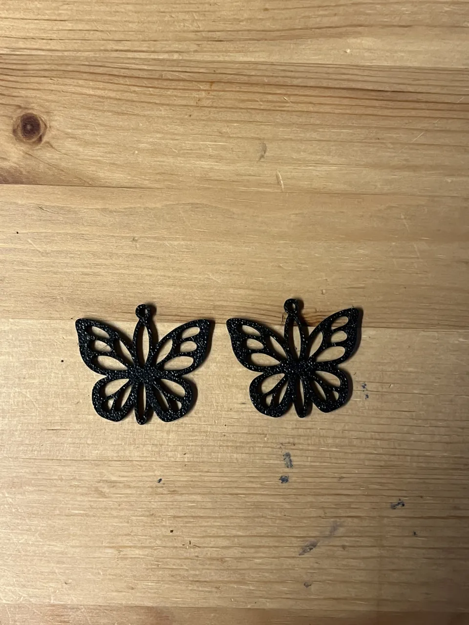 x2 butterfly earrings view 3