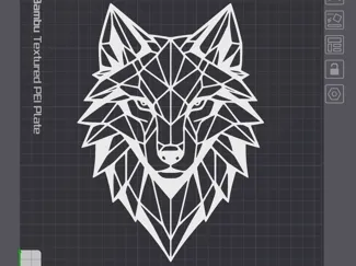 Wolf Wall Art / Wandkunst Wolf