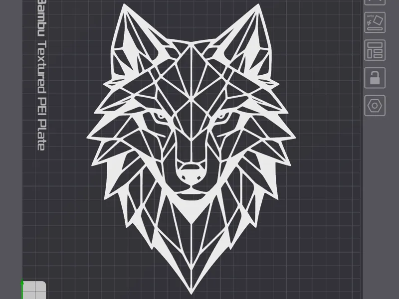 Wolf Wall Art / Wandkunst Wolf