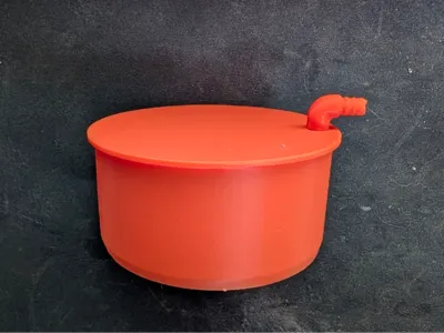 DN 75 cap with water hose coupling