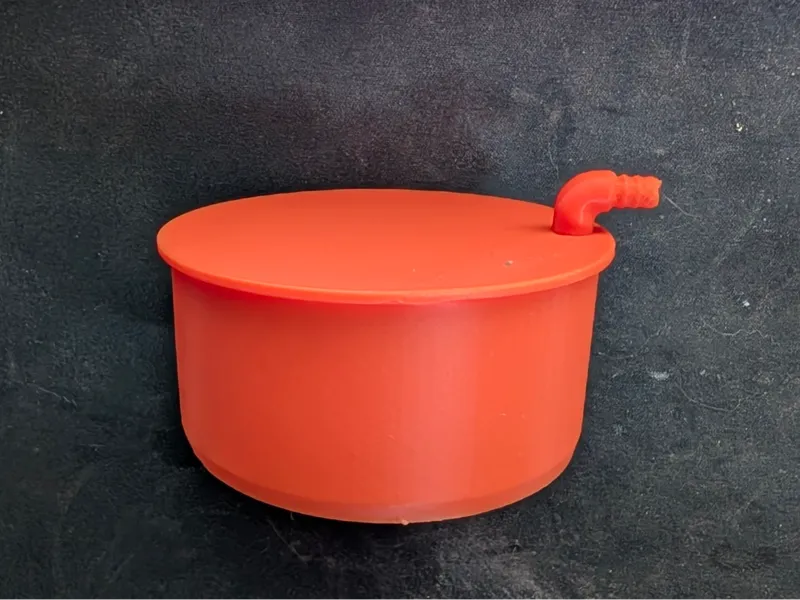 DN 75 cap with water hose coupling