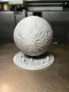 Detailed Moon Globe mini size.