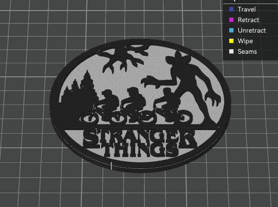 Miniatura 2 do modelo 3D Stranger Things Coaster